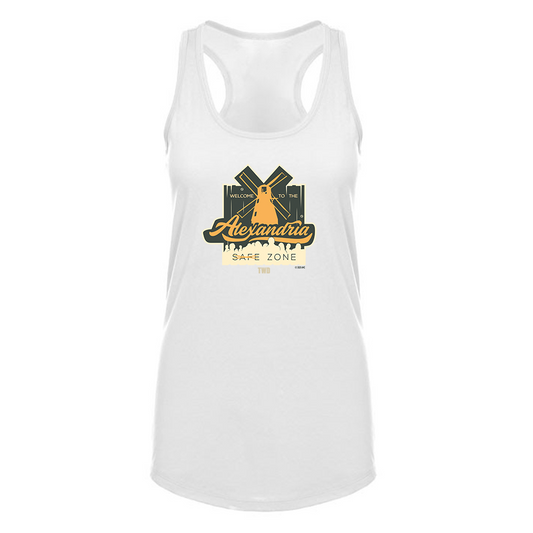 The Walking Dead Alexandria Women's Racerback Tank Top-0