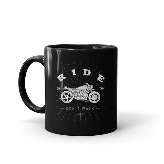 The Walking Dead Daryl Ride Don't Walk Black Mug-0