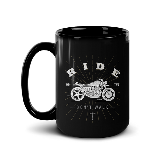 The Walking Dead Daryl Ride Don't Walk Black Mug-2