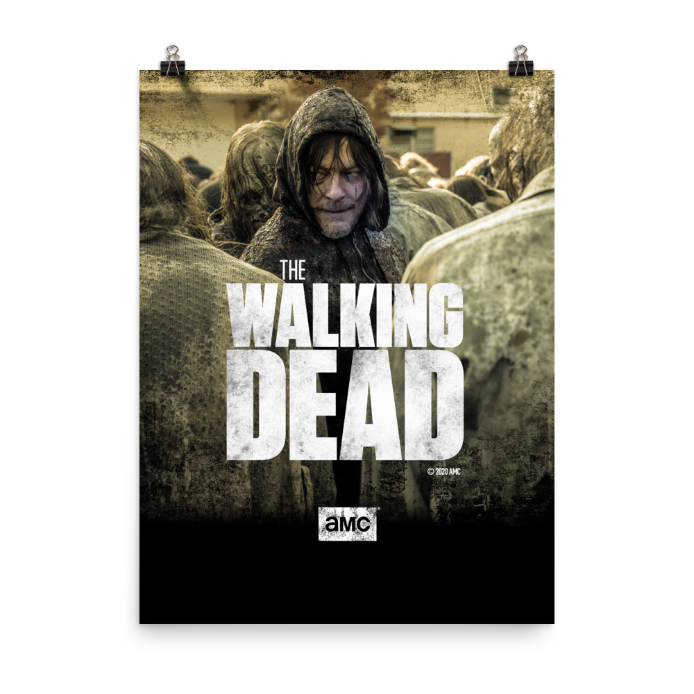 The Walking Dead Daryl Season 10 Premium Satin Poster