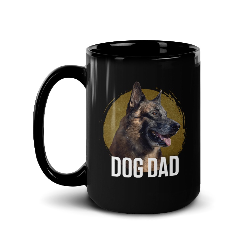 The Walking Dead Dog Dad Black Mug