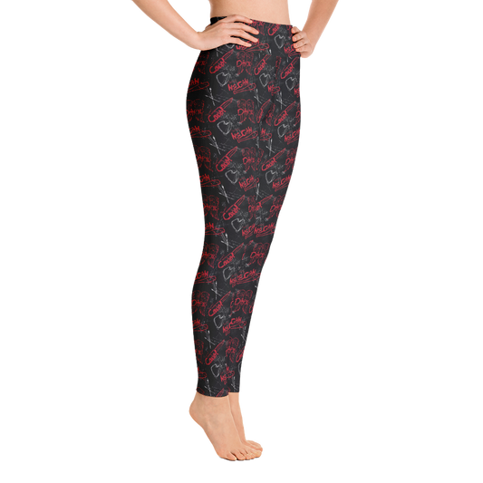 The Walking Dead Edge Women's All-Over Print Yoga Leggings-2