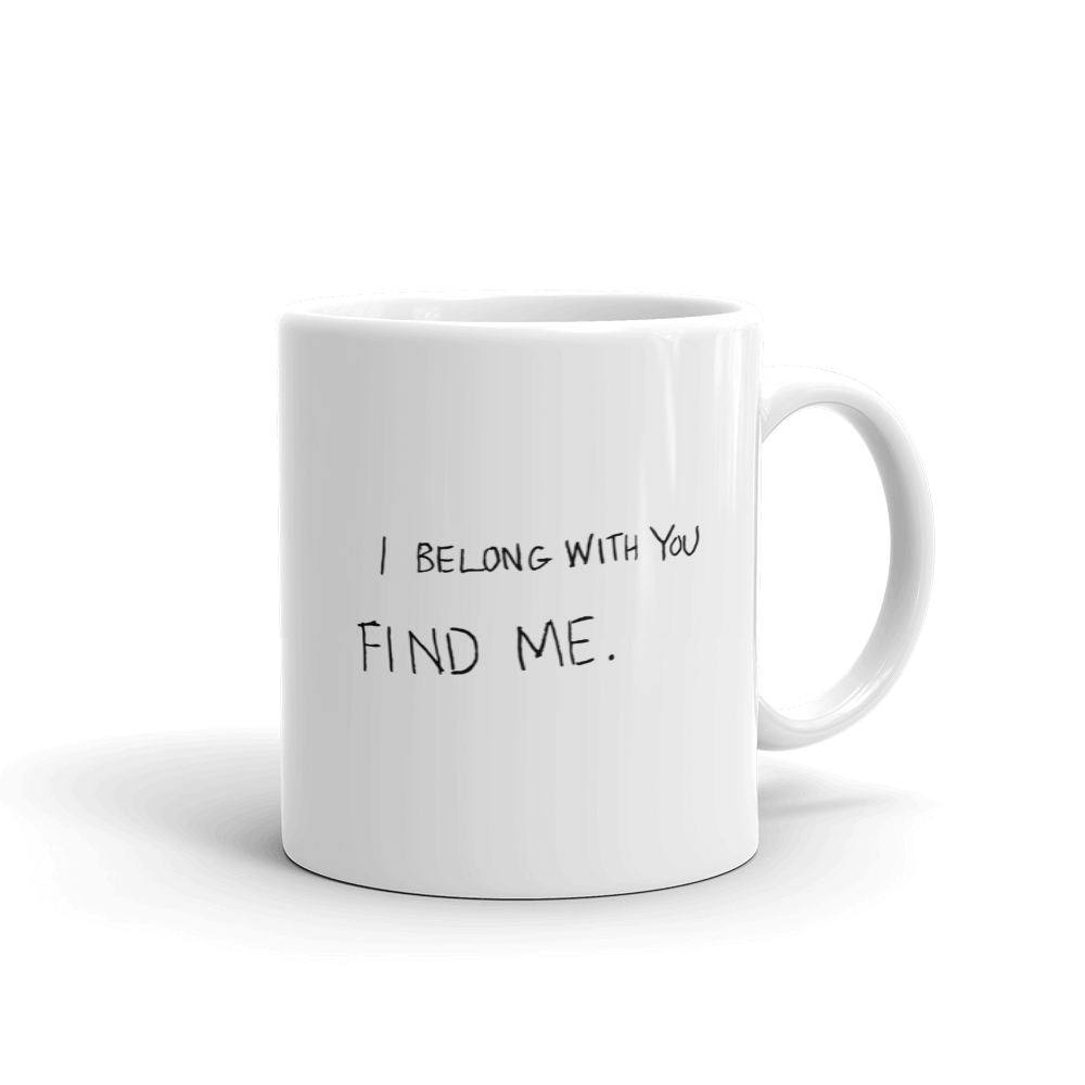 The Walking Dead Find Me White Mug