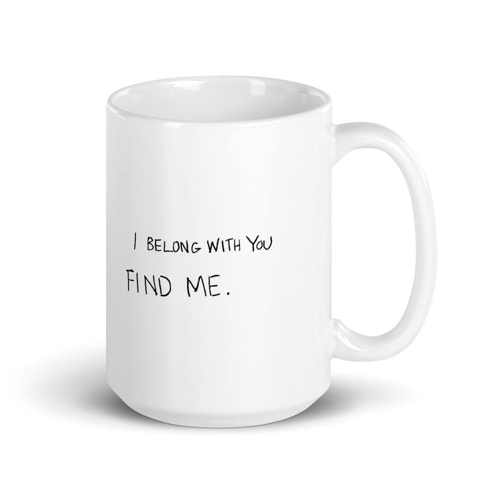 The Walking Dead Find Me White Mug