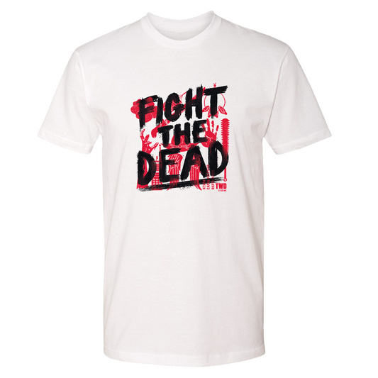 The Walking Dead Fight The Dead Adult Short Sleeve T-Shirt-2