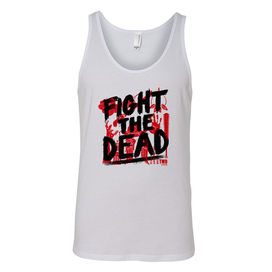 The Walking Dead Fight The Dead Adult Tank Top-0