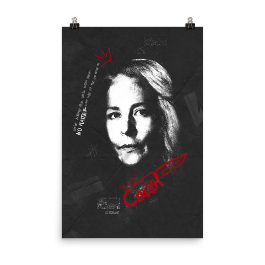 The Walking Dead Carol Graffiti Premium Satin Poster-1