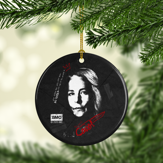 The Walking Dead Carol Graffiti Double-Sided Ornament-0