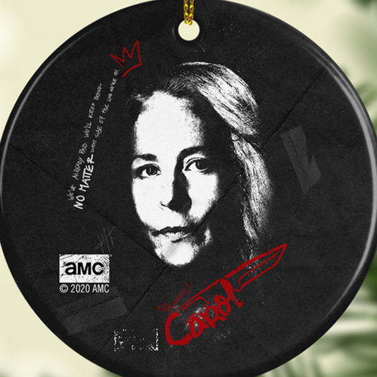 The Walking Dead Carol Graffiti Double-Sided Ornament-1