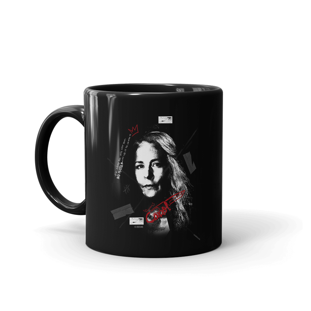 The Walking Dead Carol Graffiti Black Mug