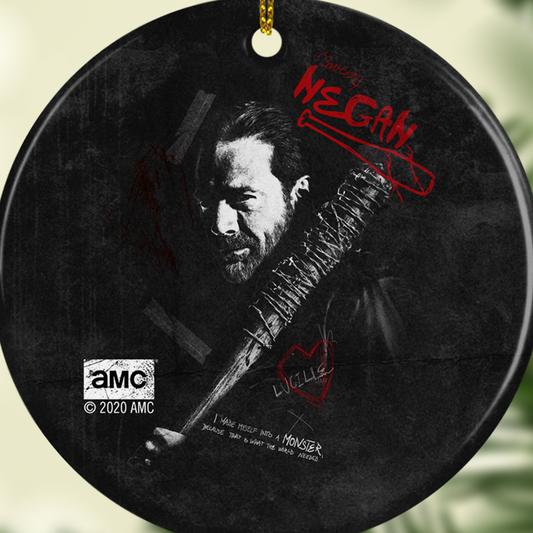 The Walking Dead Negan Graffiti Double-Sided Ornament-1