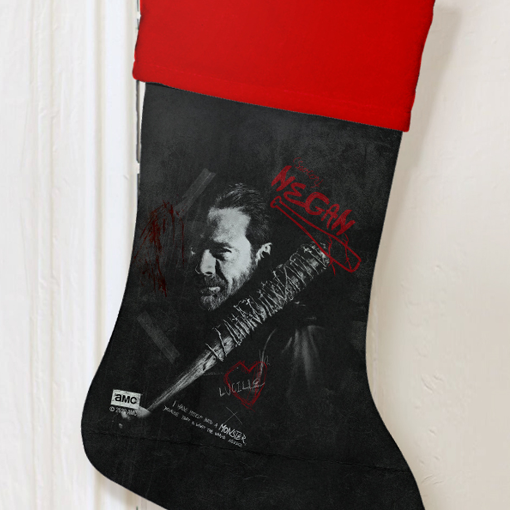 The Walking Dead Negan Graffiti Stocking