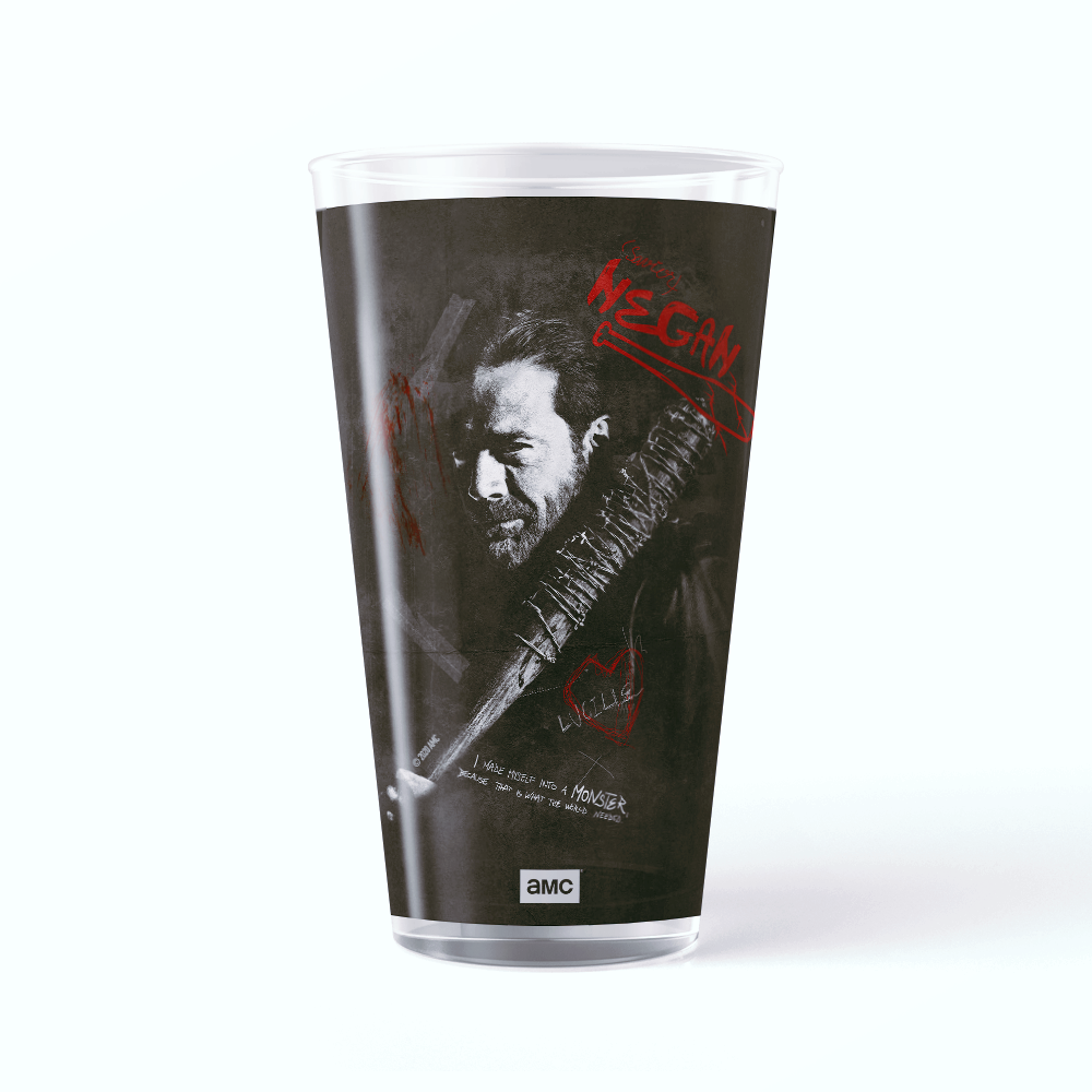 The Walking Dead Negan Graffiti Drinking Glass