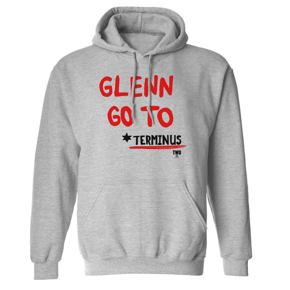 The Walking Dead Go To Terminus Fleece Hooded Sweatshirt