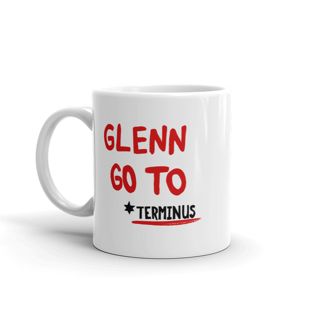 The Walking Dead Go To Terminus White Mug