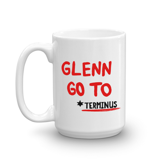 The Walking Dead Go To Terminus White Mug