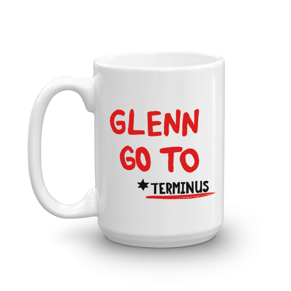 The Walking Dead Go To Terminus White Mug