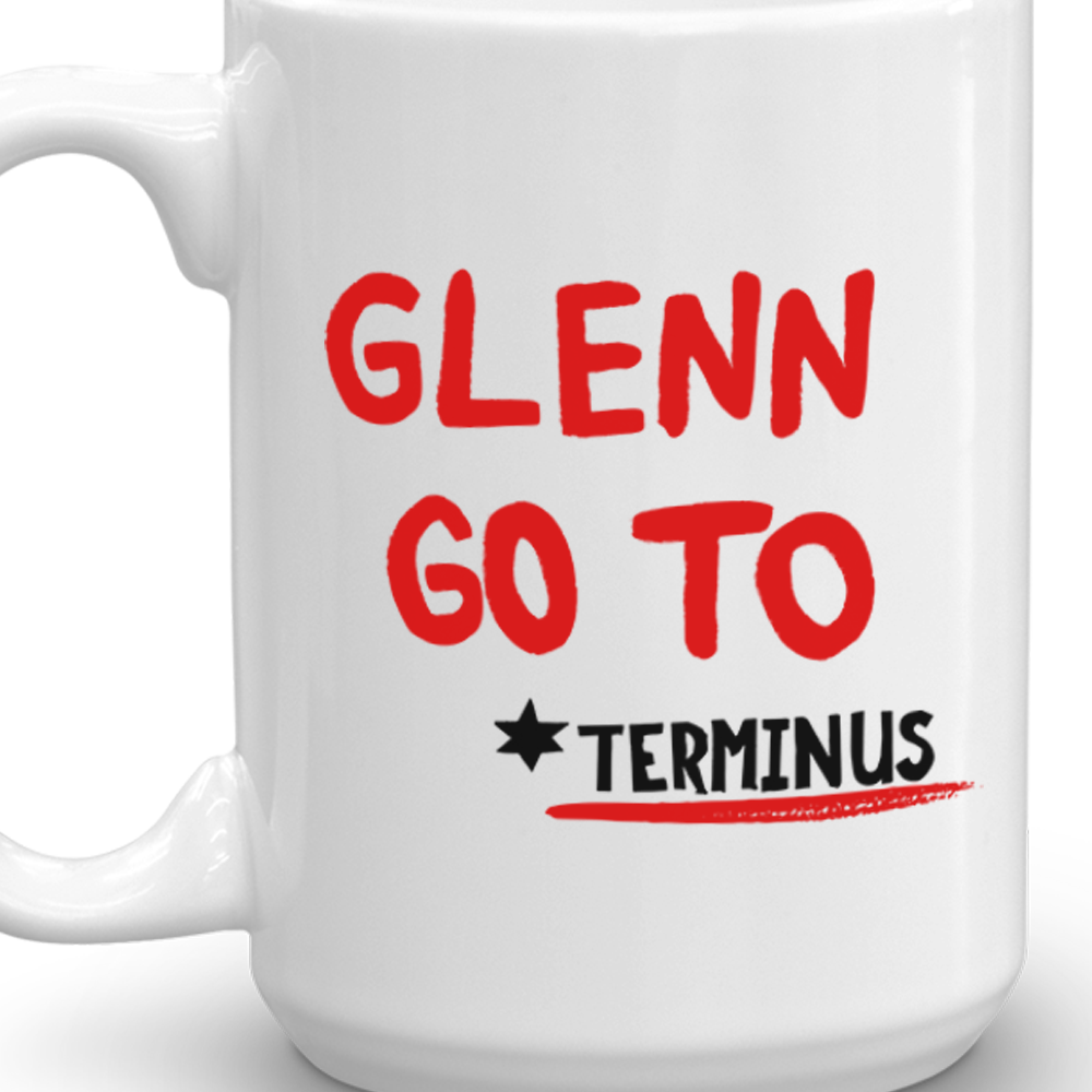 The Walking Dead Go To Terminus White Mug