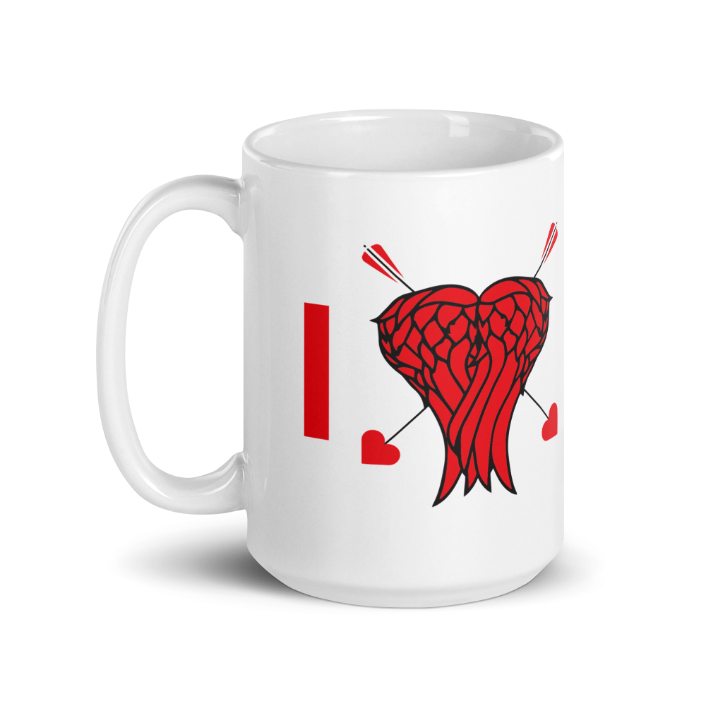 The Walking Dead I Heart Daryl White Mug