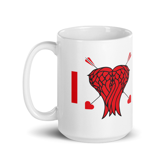 The Walking Dead I Heart Daryl White Mug-3