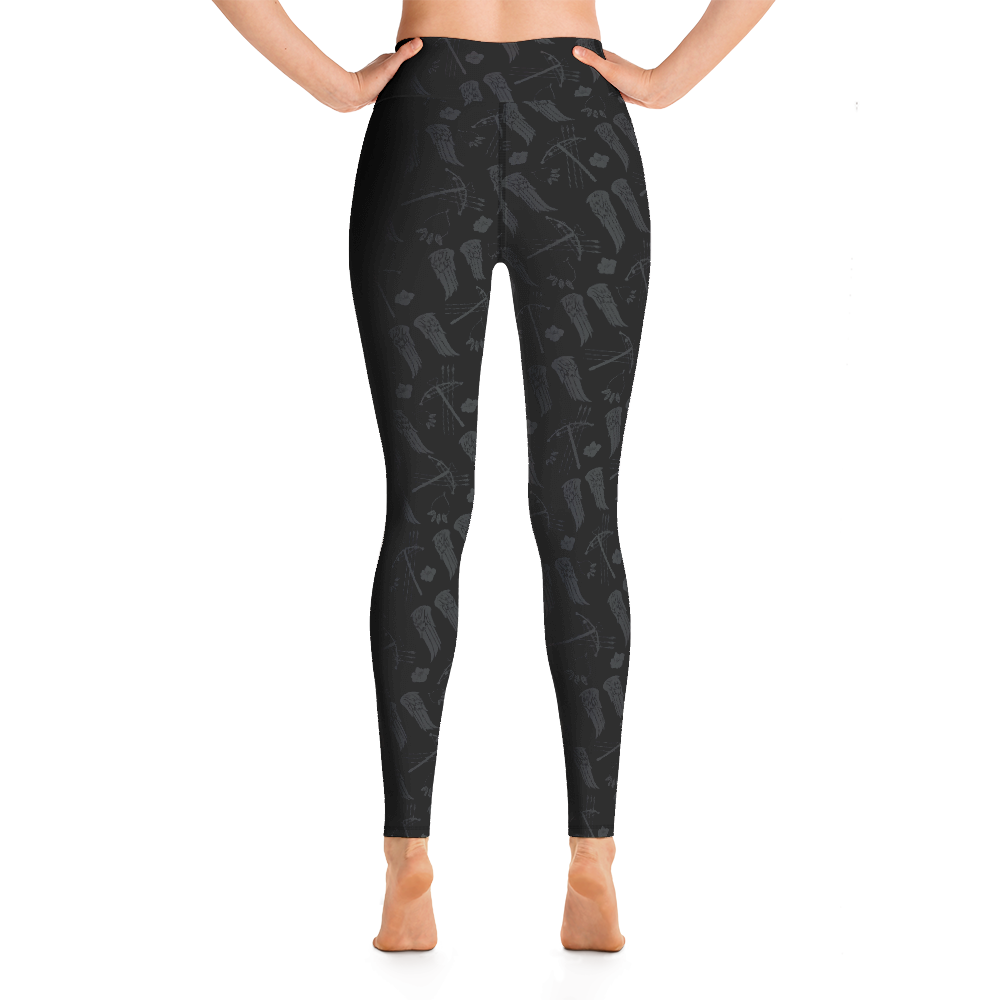 The Walking Dead Icons Women's All-Over Print Yoga Leggings