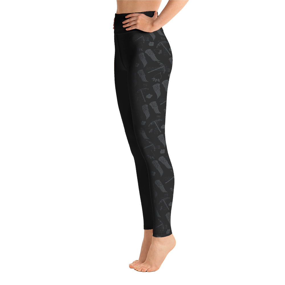 The Walking Dead Icons Women's All-Over Print Yoga Leggings