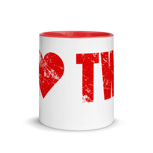 The Walking Dead I Heart TWD Two-Tone Mug-1