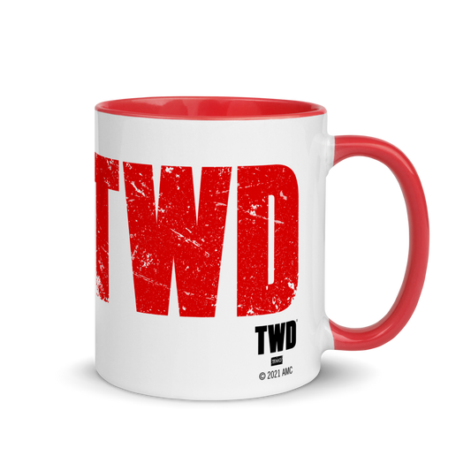 The Walking Dead I Heart TWD Two-Tone Mug-2