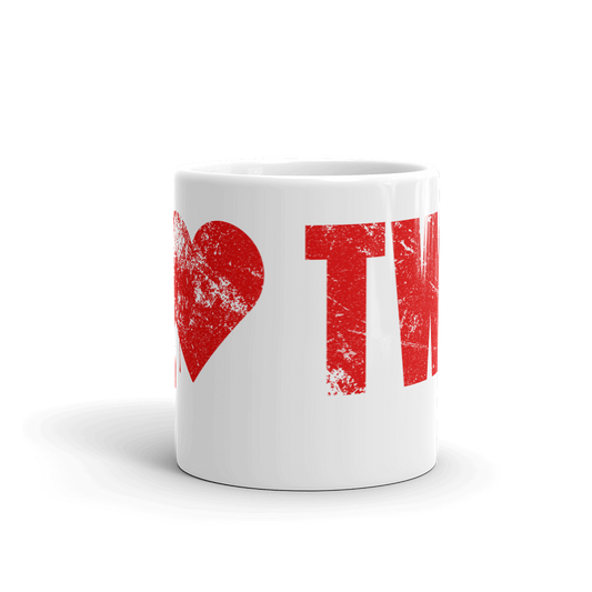 The Walking Dead I Heart TWD White Mug-1