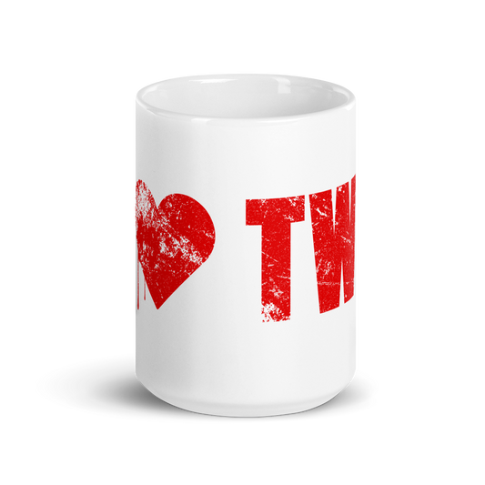 The Walking Dead I Heart TWD White Mug-4