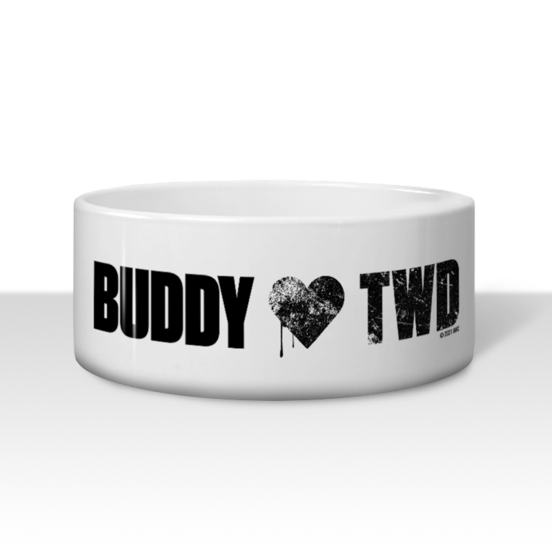 The Walking Dead Personalized Heart TWD Pet Bowl