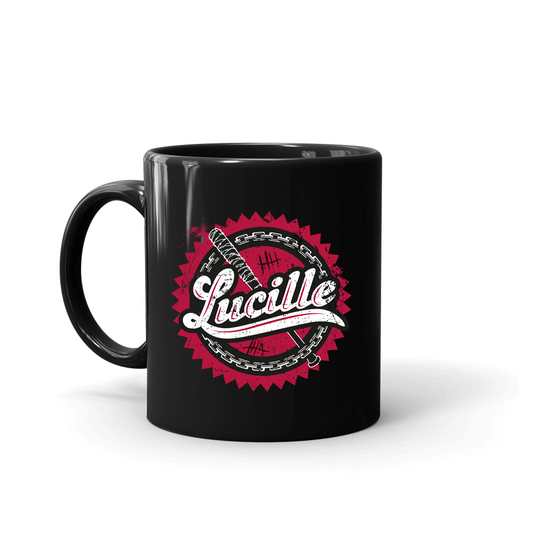 The Walking Dead Lucille Black Mug-3