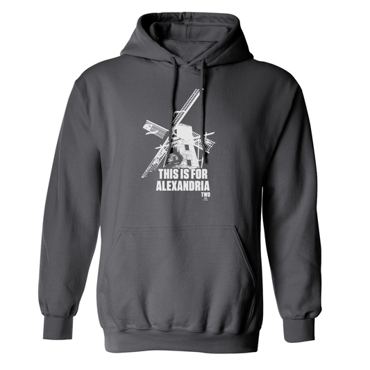 The Walking Dead This Is For Alexandria Fleece Hooded Sweatshirt-0