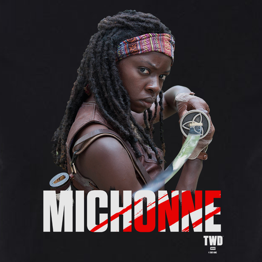 The Walking Dead Season 3 Michonne Adult Short Sleeve T-Shirt-1