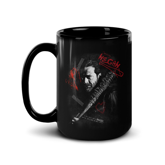 The Walking Dead Negan Graffiti Black Mug-2