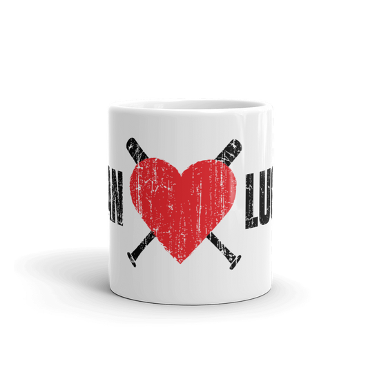 The Walking Dead Negan Heart Lucille White Mug-0