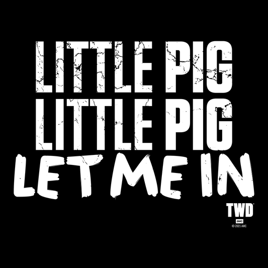 The Walking Dead Negan Little Pig Adult Short Sleeve T-Shirt-1