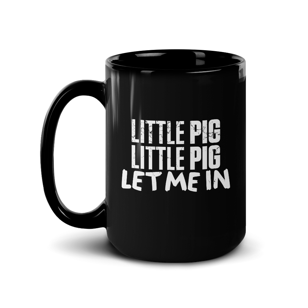 The Walking Dead Negan Little Pig Black Mug