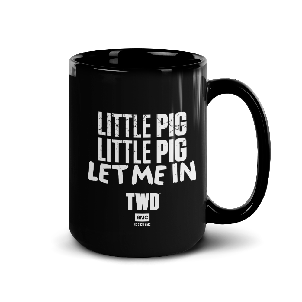 The Walking Dead Negan Little Pig Black Mug