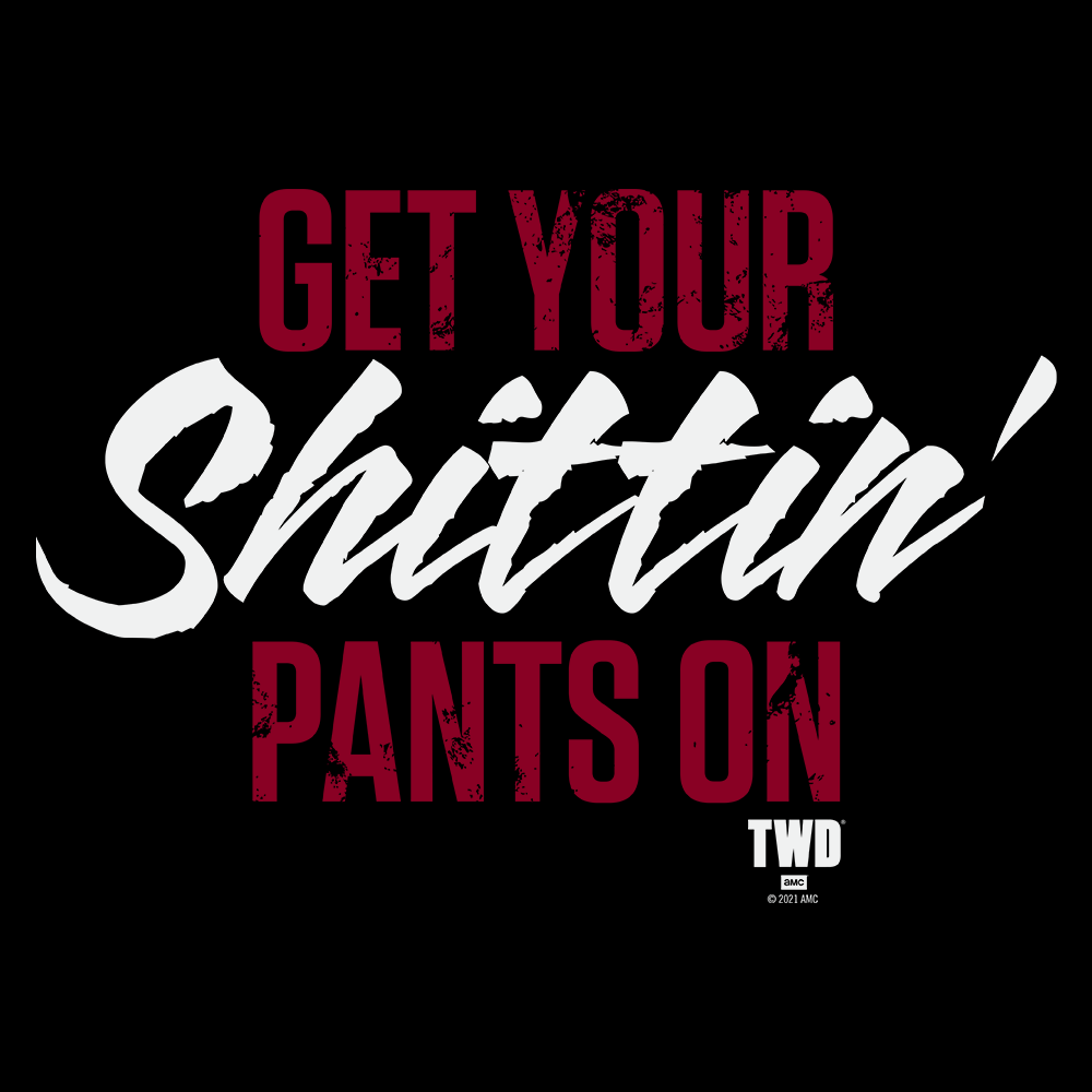 The Walking Dead Negan Shittin Pants Adult Short Sleeve T-Shirt