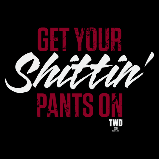 The Walking Dead Negan Shittin Pants Adult Short Sleeve T-Shirt-1