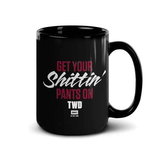 The Walking Dead Negan Shittin Pants Black Mug-1