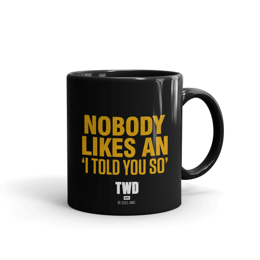 The Walking Dead Negan Told You So Black Mug-1