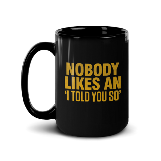 The Walking Dead Negan Told You So Black Mug-2