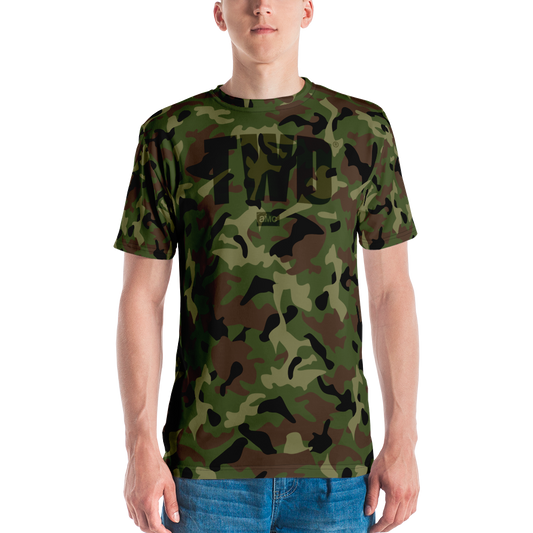 The Walking Dead Camo Logo Unisex Short Sleeve T-Shirt-0