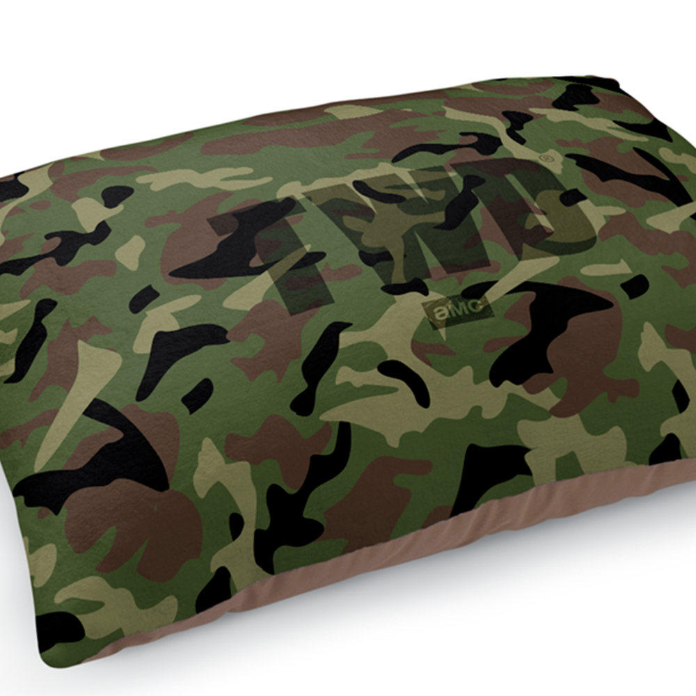 The Walking Dead Camo Logo Pet Bed