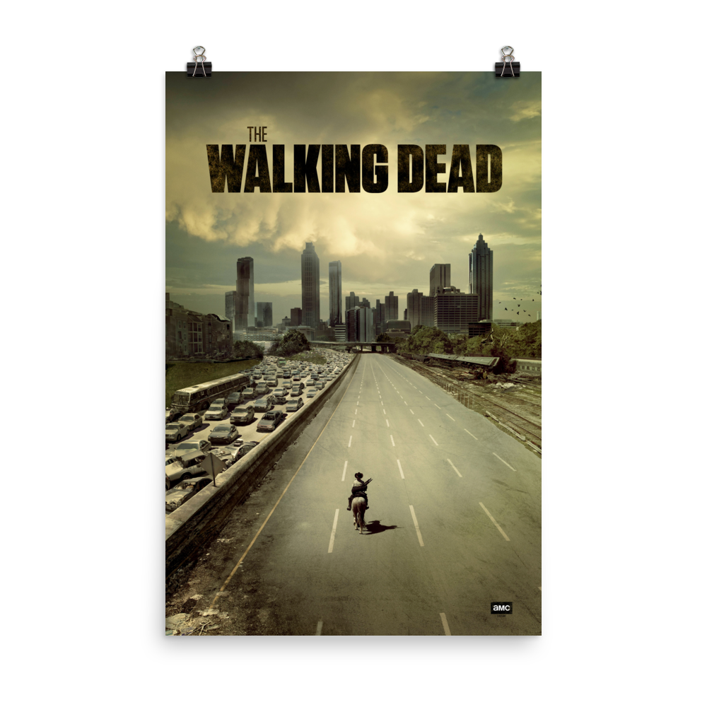 The Walking Dead Season 1 Key Art Premium Satin Poster