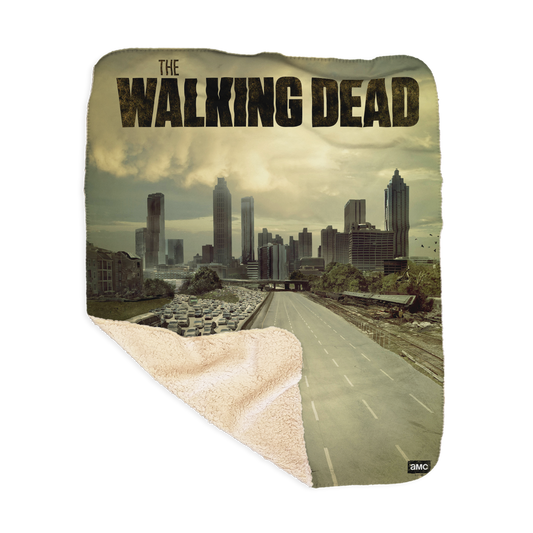 The Walking Dead Season 1 Key Art Sherpa Blanket-2