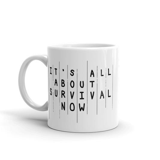 The Walking Dead Rick Season 5 Survival Quote White Mug-0