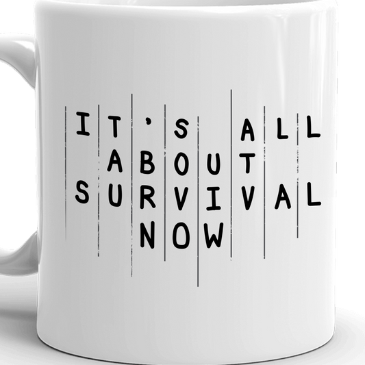 The Walking Dead Rick Season 5 Survival Quote White Mug-1